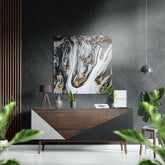 Marmoreal Brushed Aluminium Dibond Wall Art.